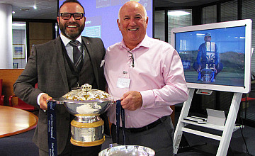 Scottish Open golf trophy visits Capital headquarters