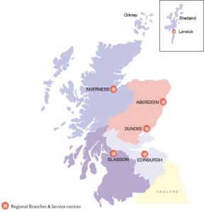 Capital Document Solutions Offices in Scotland