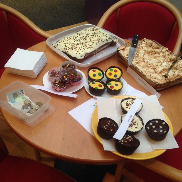 Staff at Capital Document solutions bake cakes to raise money for Children in Need Charity