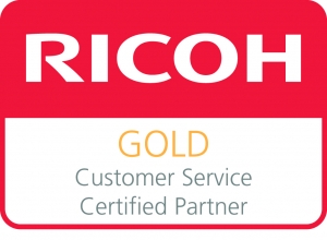Capital's Ricoh Gold Customer Service Partner print from Apple