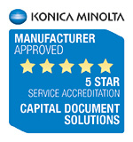 Konica Minolta 5 Star Gold Partner