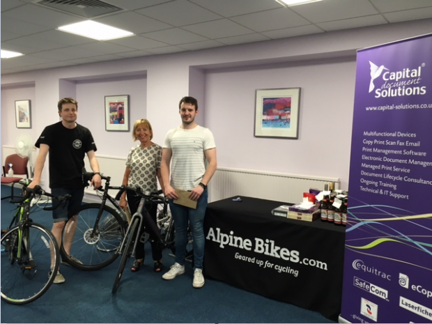 Alpine Bikes turbo challenge for Rob Roy fundraising