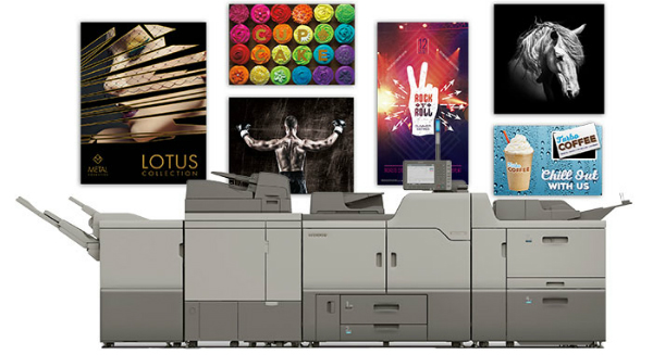 5 colour production print innovation with Ricoh