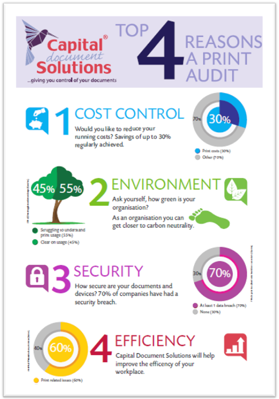 Godkendelse Citron livstid Print audit? The top 4 reasons for a print audit - get your free print audit  infographic